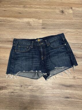 Lucky Brand Dark Blue Denim Cutoff Shorts